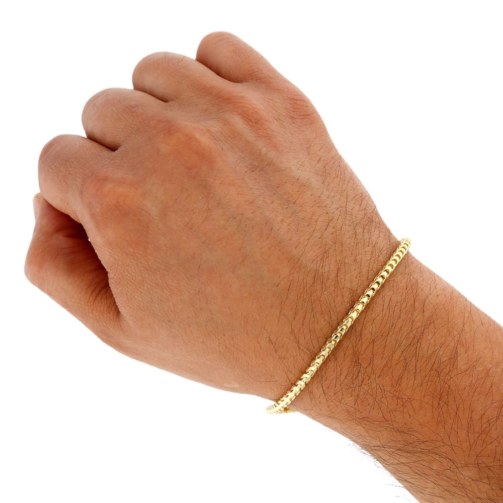 Hollow Rope Chain Bracelet In 10K Gold Banter, 53% OFF