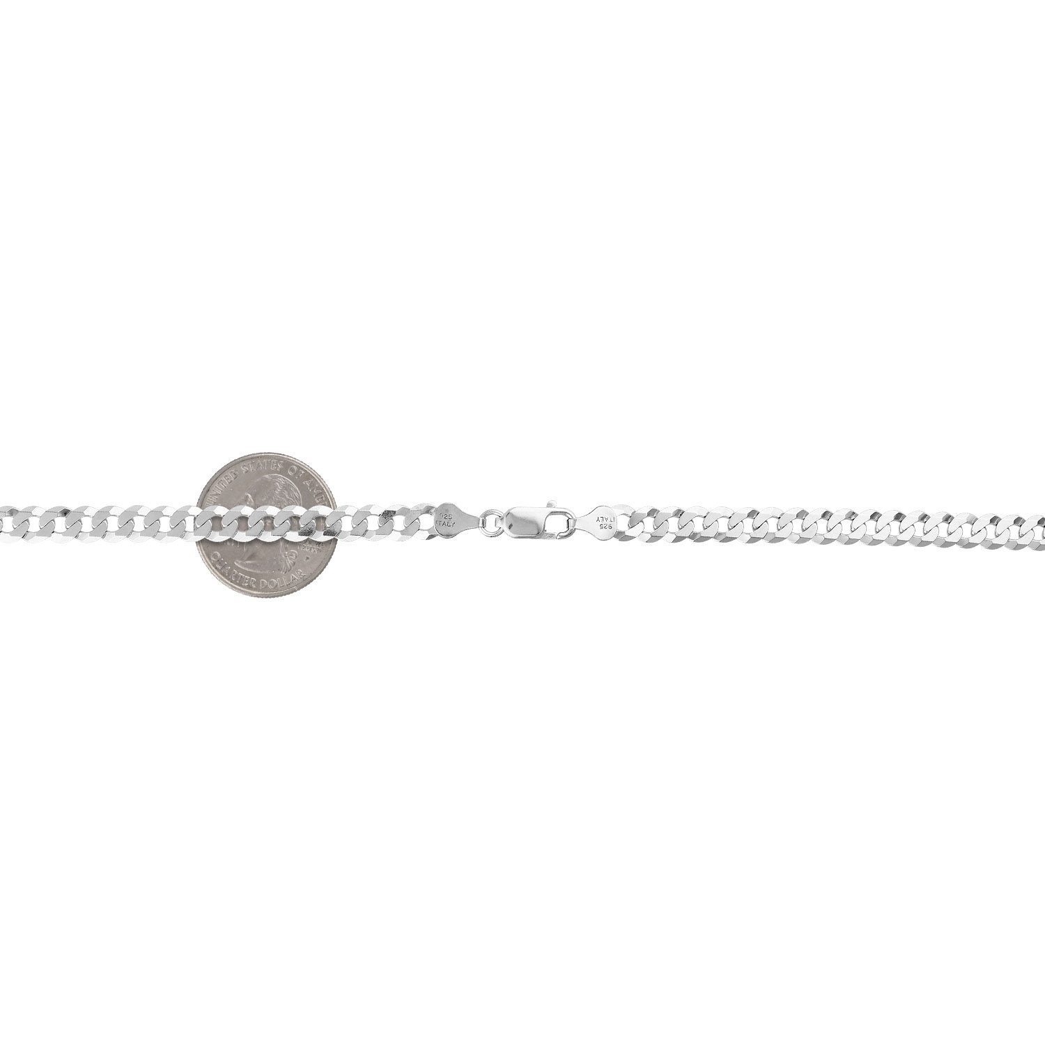 23.6 inch State Of Louisiana Chain Necklace - Silver