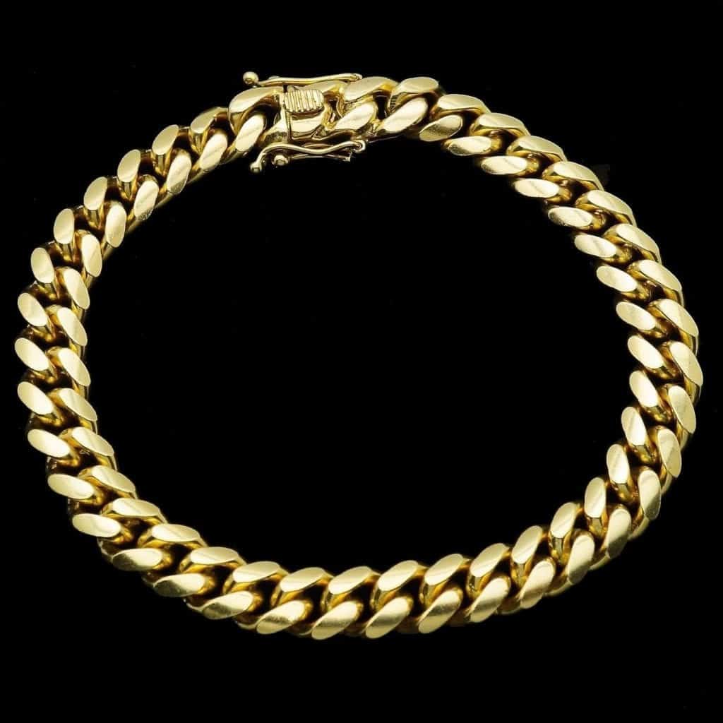 Solid 14k Yellow Gold 9mm Miami Cuban Curb Mens Bracelet 85” Heavy Wjd Exclusives 7303